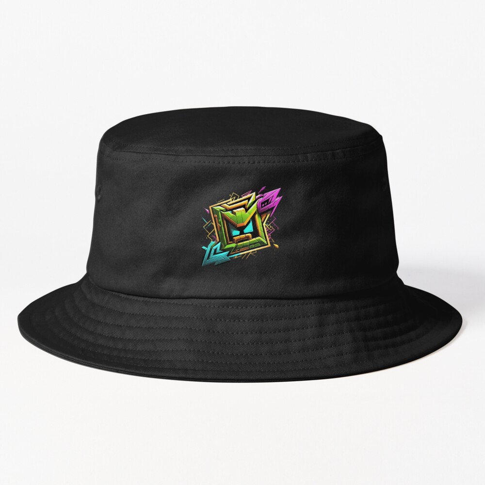 Geometric Dash Retro Bucket Hat
