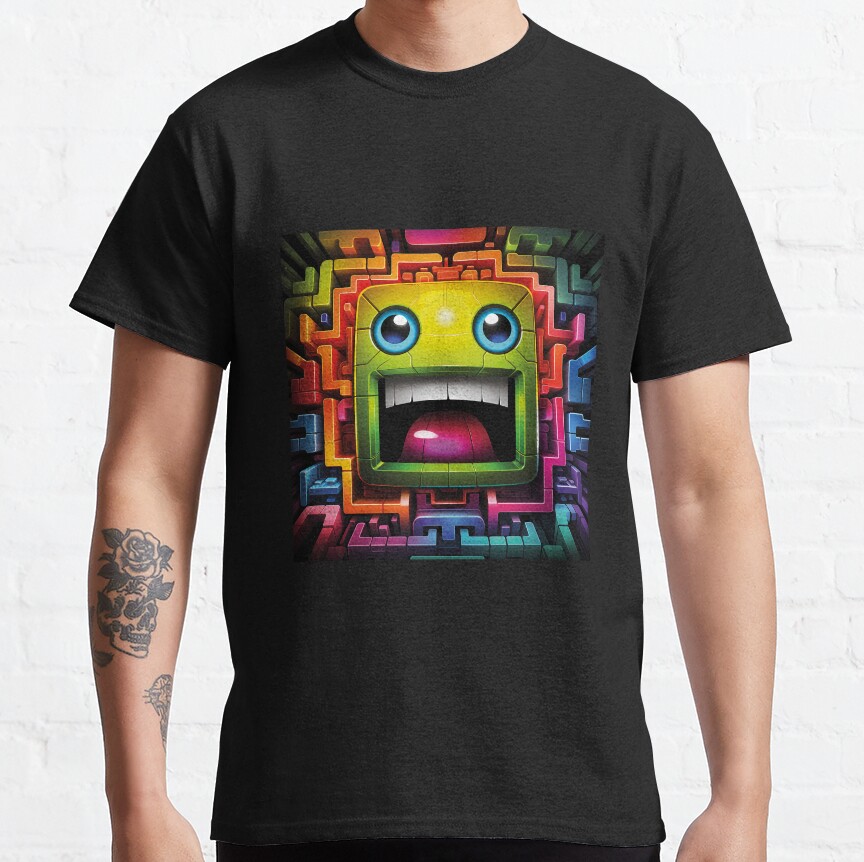Geometry Dash Retro Vintage T-Shirt
