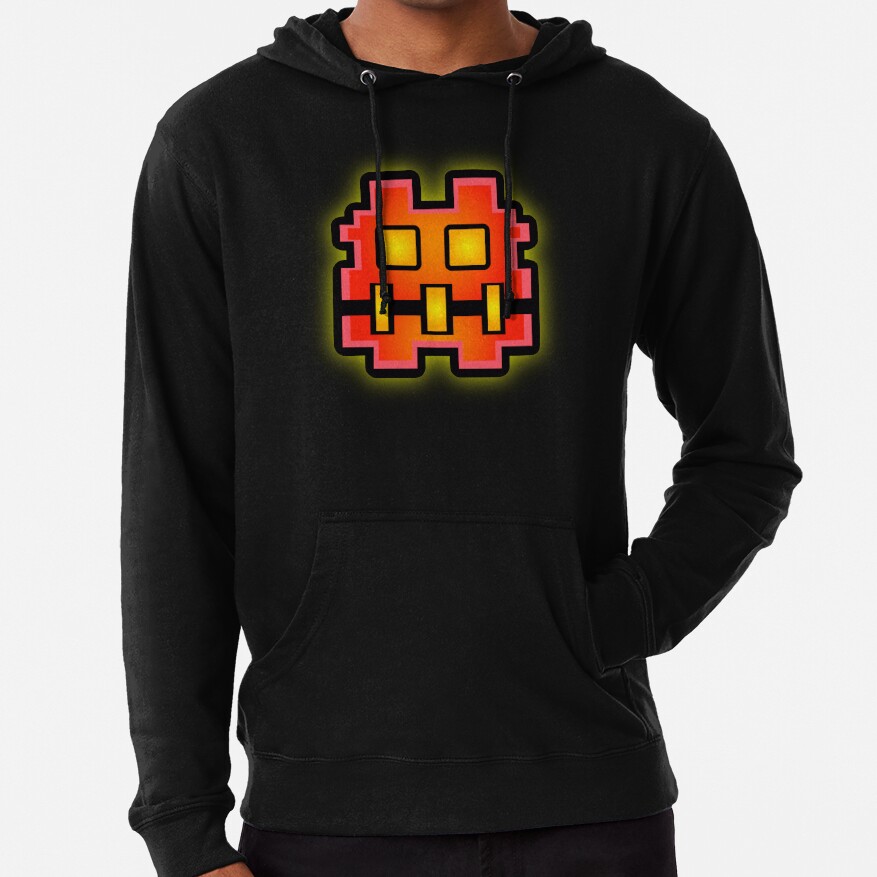 Geometry Dash Sticker Hoodie