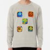 ssrcolightweight sweatshirtmensoatmeal heatherfrontsquare productx1000 bgf8f8f8 24 - Geometry Dash Store